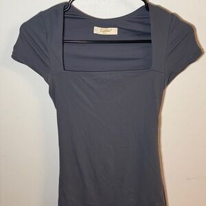 qinsen one piece square neck